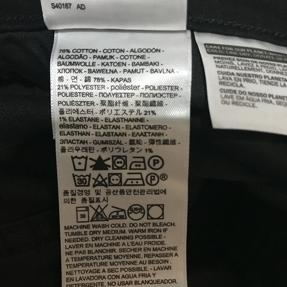 Levis 505 Straight Leg Jeans Black Size 32 - Picture 12 of 14